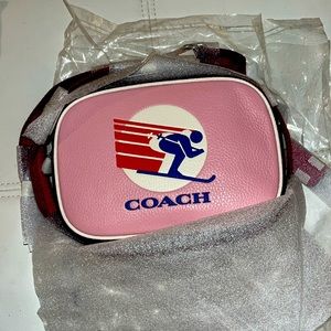 Coach leather cross body